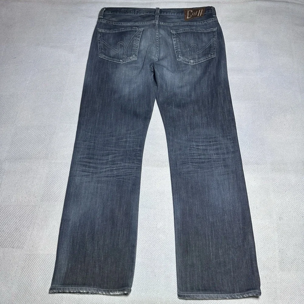 Citizens of Humanity Sid Straight Jeans 34x30 Relaxed Fit Stretch Denim USA Made